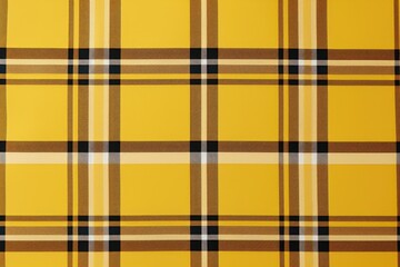 Retro Style Yellow and Black Plaid Textile Pattern Tartan Cloth Crisscrossed Lines Checkered Cozy Rustic Sett