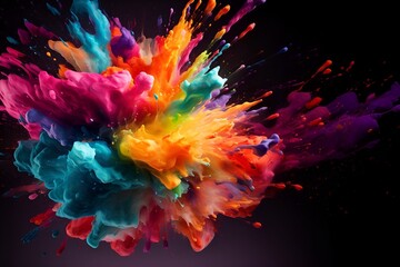 Colorful abstract art smoke background wallpaper 