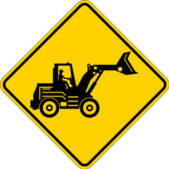 Construction Area Sign Caution