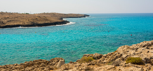 views of ayia napa in cyprus for background