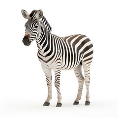 Fototapeta na wymiar A zebra standing