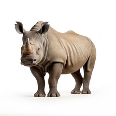 Obraz premium cute rhinoceros looking