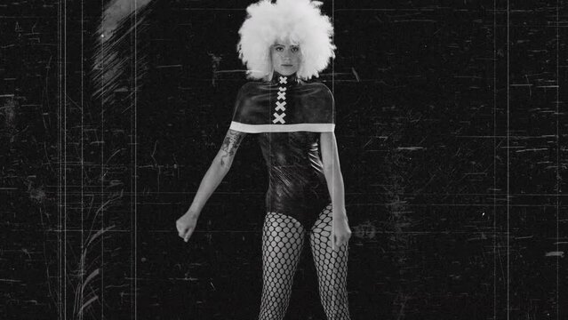 beautiful female burlesque dancer