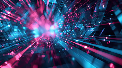 Futuristic abstract background - Powered by Adobe