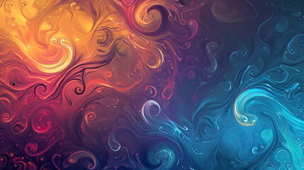 Whimsical abstract background