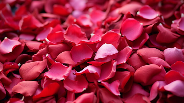 red rose petals HD 8K wallpaper Stock Photographic Image 