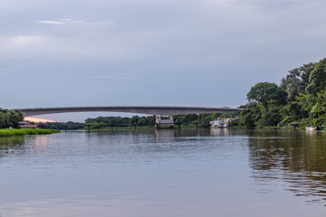 paisagem natural na cidade de Corumbá, região do Pantanal Sul, Estado do Mato Grosso do Sul, Brasil