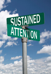 sustained attention sign