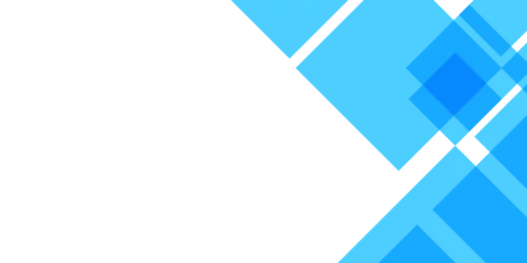 Foto op Plexiglas Modern blue geometric banner frame © freeject.net