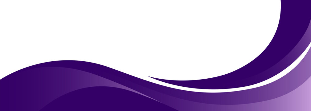 abstract wavy purple border