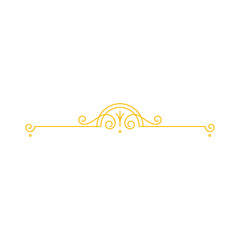 Luxury art deco border element