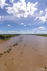 paisagem natural na cidade de Corumbá, região do Pantanal Sul, Estado do Mato Grosso do Sul, Brasil