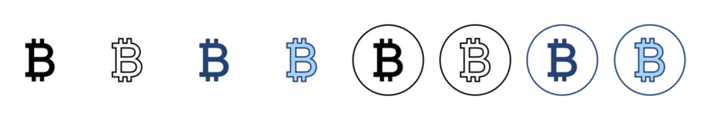 Bitcoin icon vector. bitcoin sign and symbol. payment symbol. cryptocurrency logo