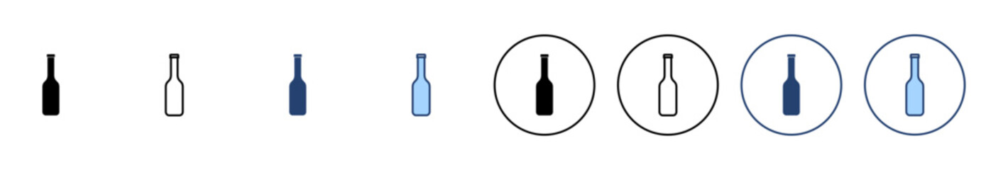 Bottle icon vector. bottle sign and symbol