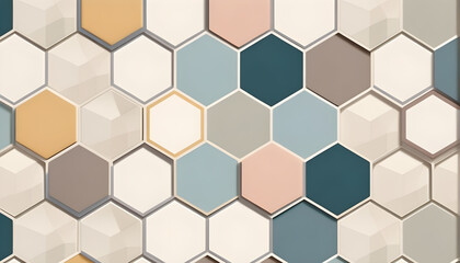 Abstract geometry-shaped hexagon background