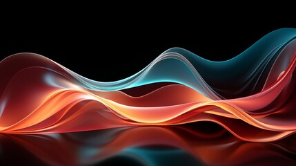 Revolutionize Your Screen: Dynamic Turquoise & Brown Waves in 64K Brilliance – Unleash the Future with Top-Tier Wallpaper!, Generative AI