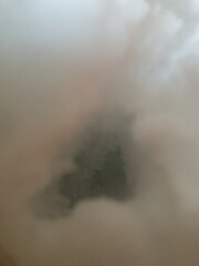 smoke in the fog