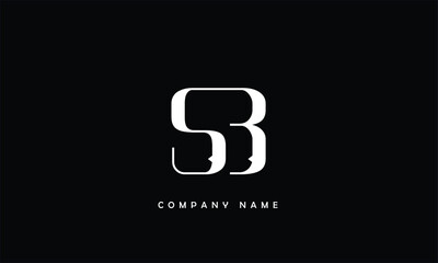 SB, BS, S, B Abstract Letters Logo Monogram