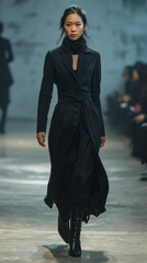 Obraz premium Haute Couture Elegance on the Catwalk