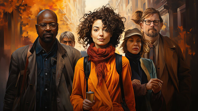 Diverse Voices Uniting: People of Various Backgrounds Participating in a Climate March, Demonstrating Global Solidarity for Environmental Action and Awareness.