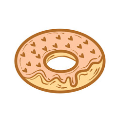 Illustration of a donut