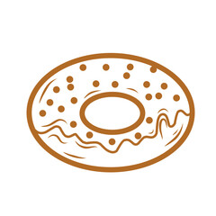 Illustration of a donut