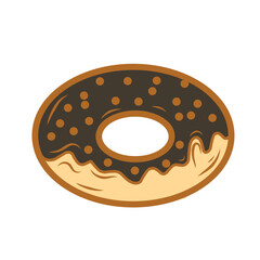 Illustration of a donut