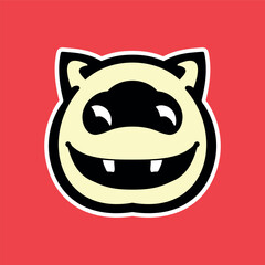 EPIC FACE BEAR MASCOT LOGO