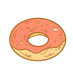 Illustration of a donut 