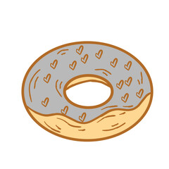 Illustration of a donut 