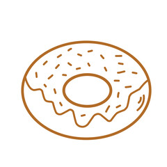 Illustration of a donut 