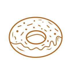 Illustration of a donut 