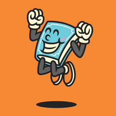 Book character logo symbol mascot icon