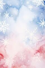 Fototapeta na wymiar Natural Winter Christmas background with sky, heavy snowfall, snowflakes in different shapes and forms, snowdrifts.