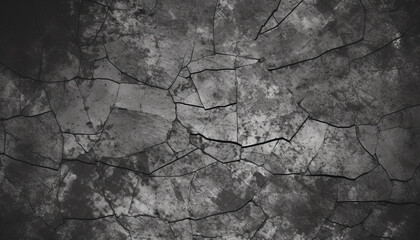 Abstract old architecture design, dirty dark stone material generated by AI