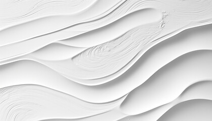 Obraz premium Abstract wave pattern on clean, modern wallpaper design generated by AI