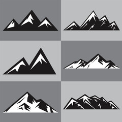 Camping Edition set. Mountain vector shapes and elements Create your own outdoor label, wilderness retro patch, adventure vintage badges, hiking stamps. 11:11