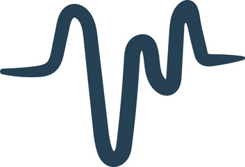 Cute Decorative Heart Beat Line Ornament