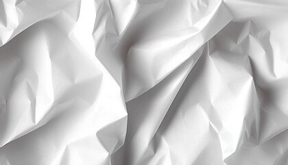 Abstract wrinkled paper backdrop with smooth wave pattern generated by AI