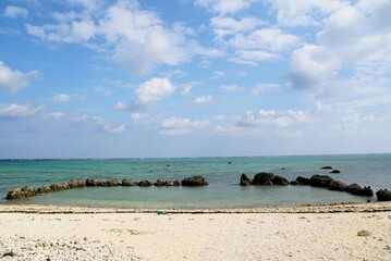 Fototapeta na wymiar Shiraho Beach, Ishigaki Island - Okinawa