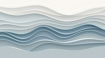 Fototapeta premium Digital technology blue rhythm wavy line abstract graphic poster web page PPT background with generative