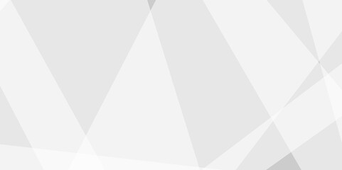 Fototapeta premium Abstract background with white and gray and geometric style with simple lines and corners, triangle as background geometric style with simple lines and corners, triangle as background paper texture 