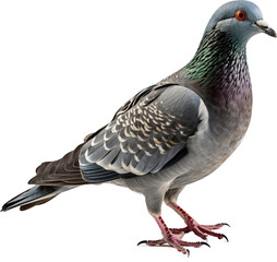 Pigeon isolated on transparent background. PNG