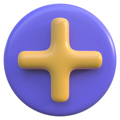 Obraz premium 3D Button Sum