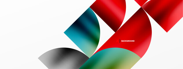 Obraz premium Exquisite backdrop marrying modern minimalism with metallic allure. Featuring round triangles, it exudes geometric sophistication and understated charm for wallpaper, banner, background, landing page