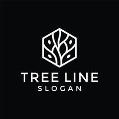 Tree logo icon design template vector illustration
