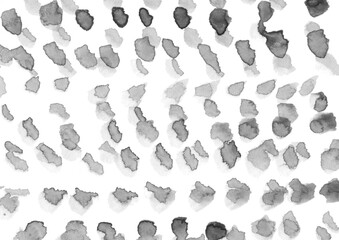 モノクロのドットを並べたような水彩テクスチャの背景イラスト素材