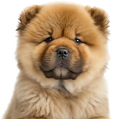 Obraz premium Baby Chow Chow isolated on transparent background. PNG