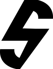 Thunderstorm Font Alphabet S © Monsters Visual