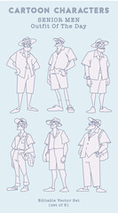 Fashion Illustration of Cartoon Characters